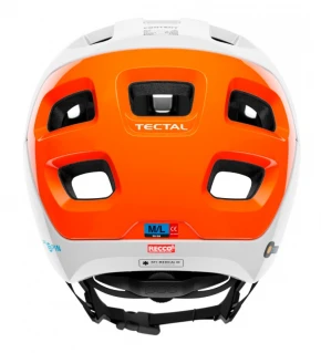 POC Tectal Race Spin NFC branco / laranja