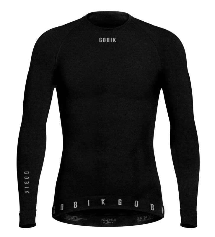 GOBIK Camiseta Interior ML Winter Merino negro